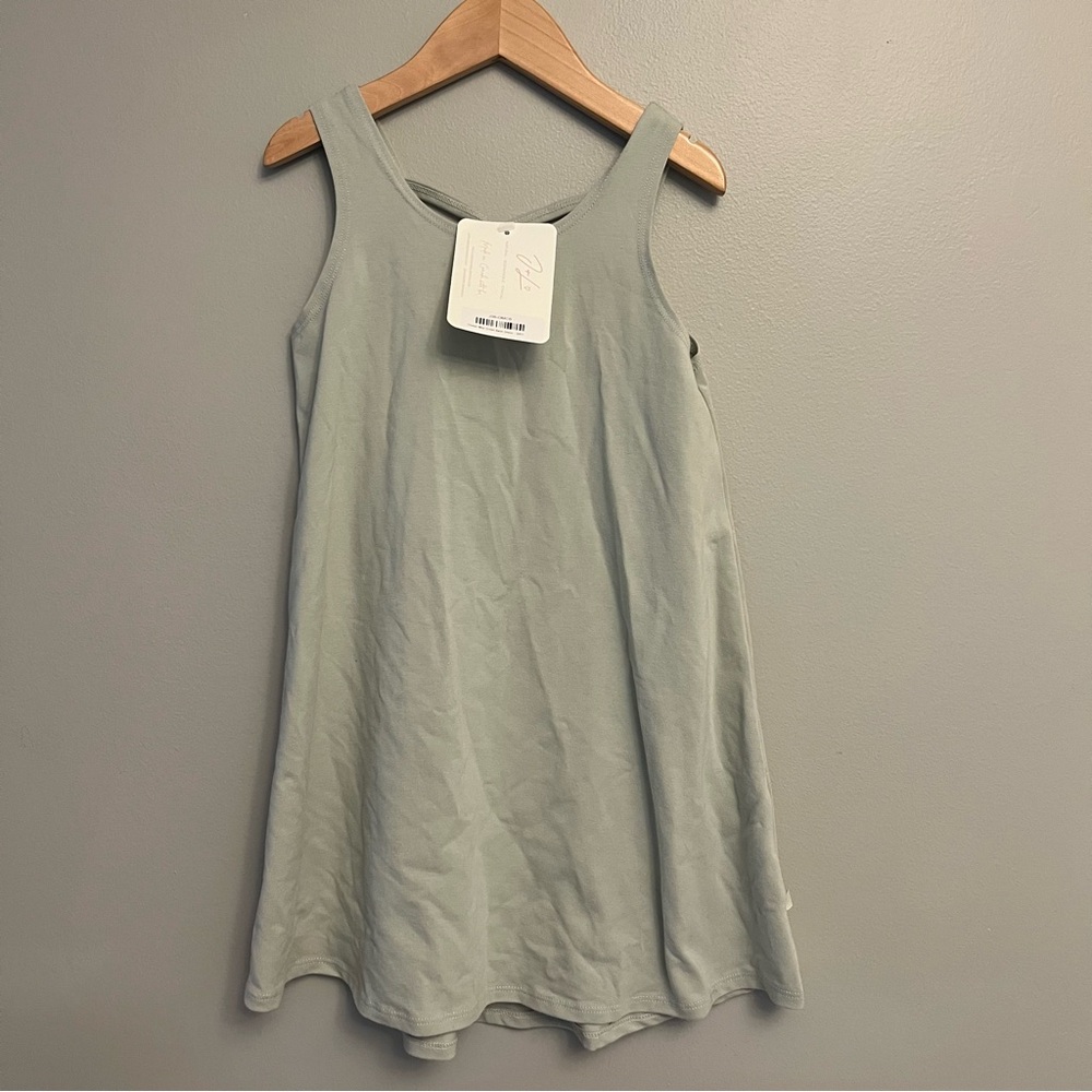 NWT 5/6 Jax & Lennon bamboo swing dress ocean mist